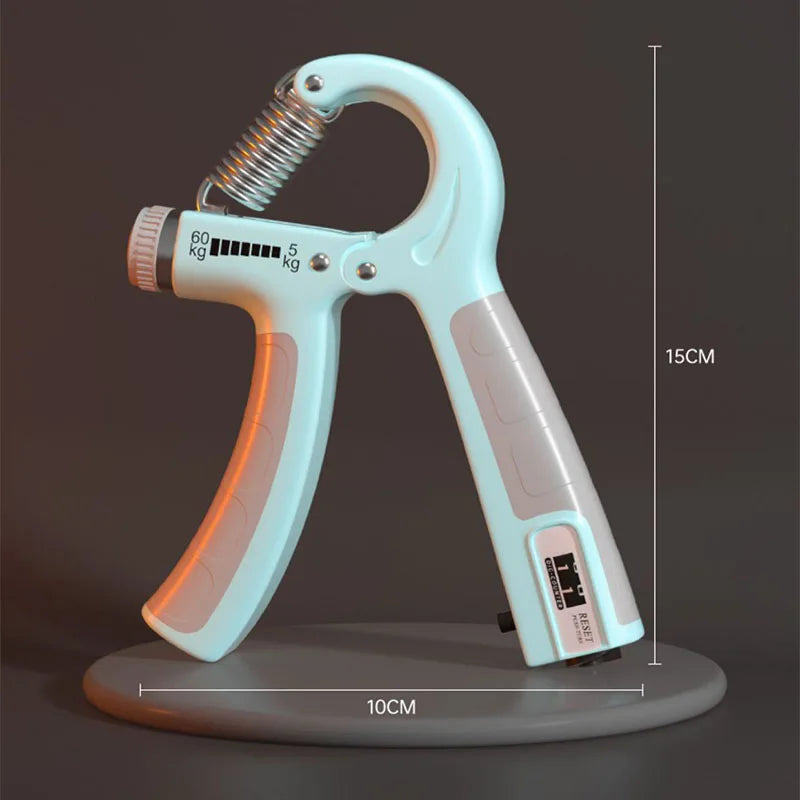 Adjustable Hand Grip Strengthener – Wrist & Forearm Muscle Trainer with Counter