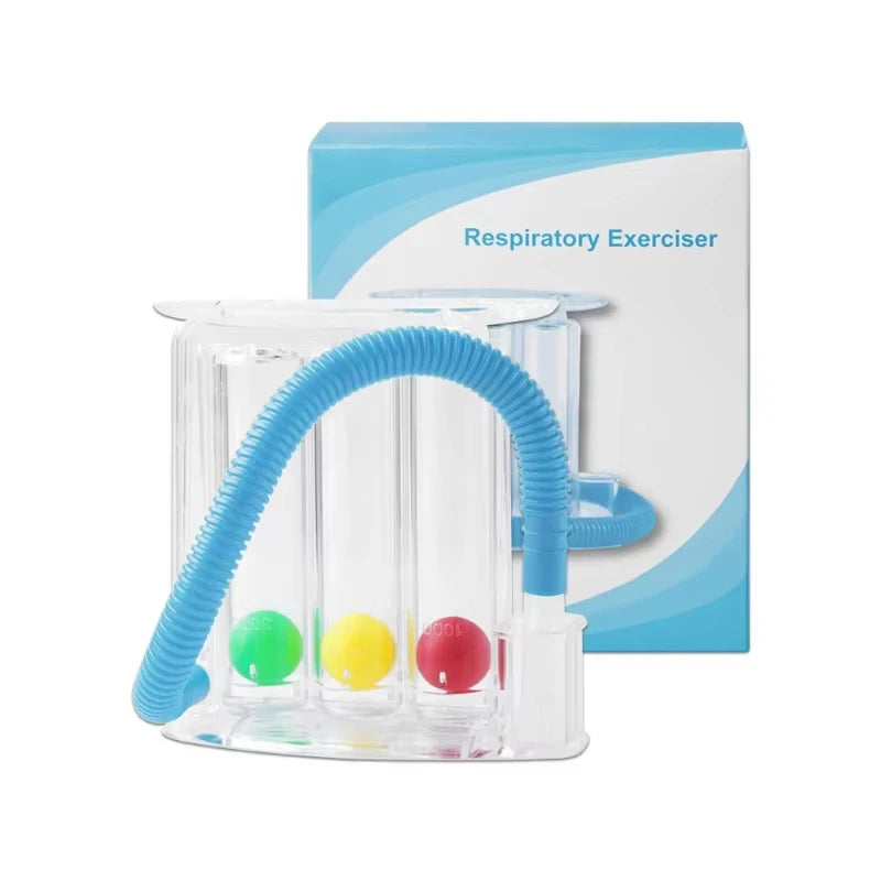 3-Ball Breathing Trainer & Tester – Lung Function & Respiratory Spirometry Exerciser