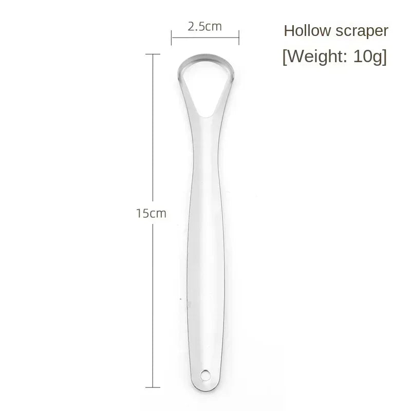 Stainless Steel Tongue Scraper with Non-Slip Handle – Reusable & Portable