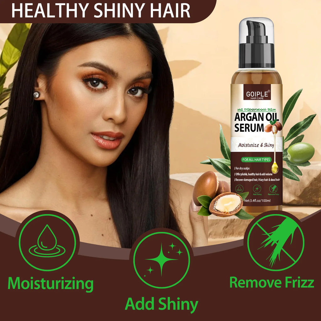 100ml Natural Argan Oil Hair Serum – Repair, Strengthen & Add Shine