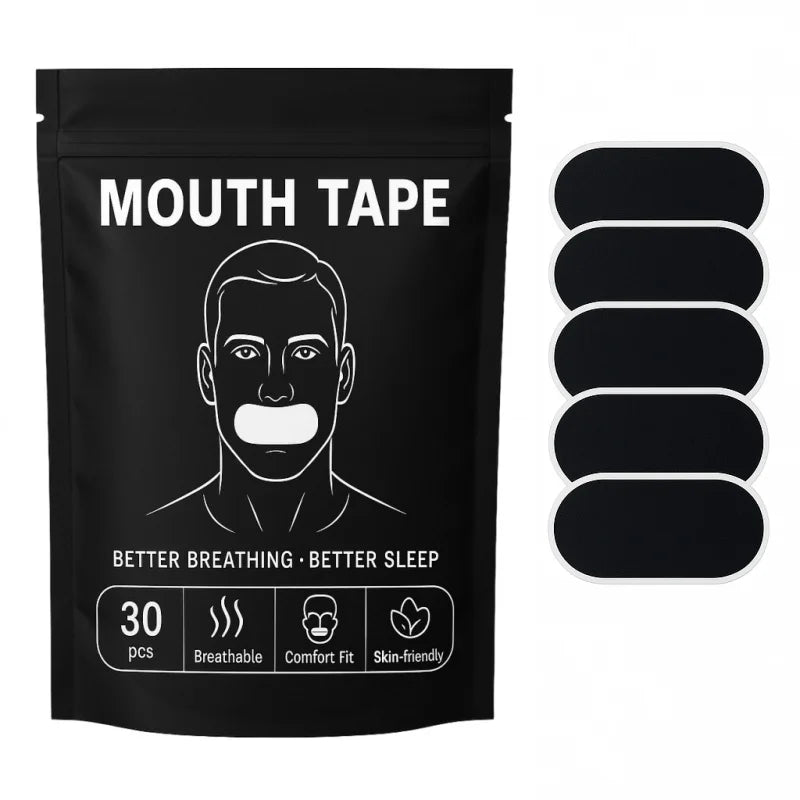 30PCS Anti-Snoring Mouth Tape – Sleep Strips to Prevent Mouth Breathing