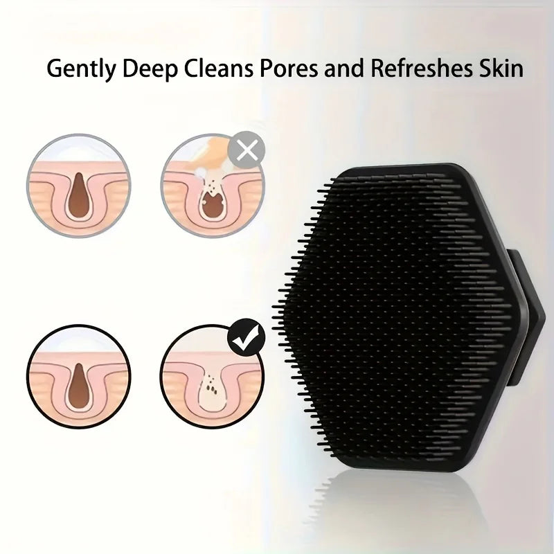 3-Piece Facial Care Set – Stainless Steel Gua Sha, Ice Roller & Silicone Brush